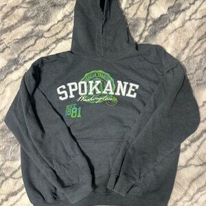 Gray Spokane Hoodie